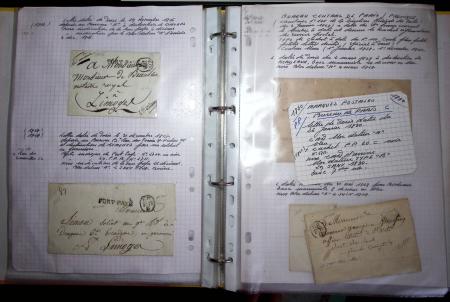 1840-1900 Divers comprenant : Classeur de Bureau contenant