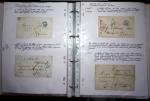 1840-1900 Divers comprenant : Classeur de Bureau contenant