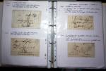 1840-1900 Divers comprenant : Classeur de Bureau contenant