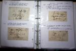 1840-1900 Divers comprenant : Classeur de Bureau contenant