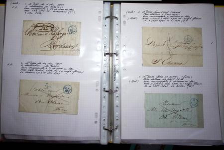 1840-1900 Divers comprenant : Classeur de Bureau contenant