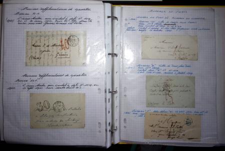 1840-1900 Divers comprenant : Classeur de Bureau contenant