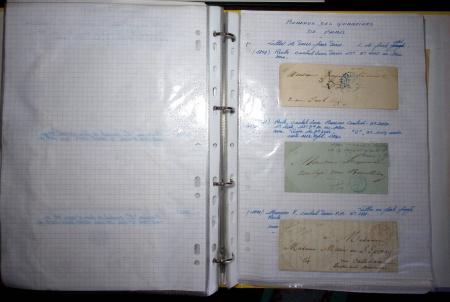 1840-1900 Divers comprenant : Classeur de Bureau contenant