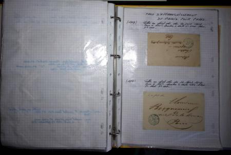 1840-1900 Divers comprenant : Classeur de Bureau contenant
