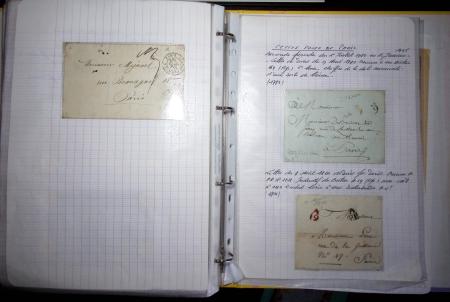 1840-1900 Divers comprenant : Classeur de Bureau contenant