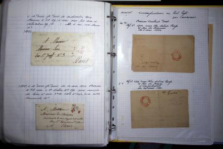 1840-1900 Divers comprenant : Classeur de Bureau contenant