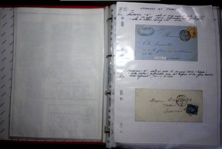 1840-1900 Divers comprenant : Classeur de Bureau contenant
