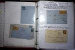 1840-1900 Divers comprenant : Classeur de Bureau contenant