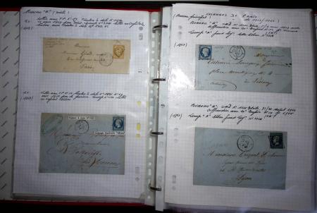 1840-1900 Divers comprenant : Classeur de Bureau contenant