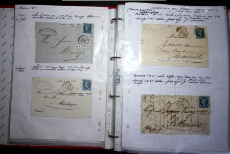 1840-1900 Divers comprenant : Classeur de Bureau contenant