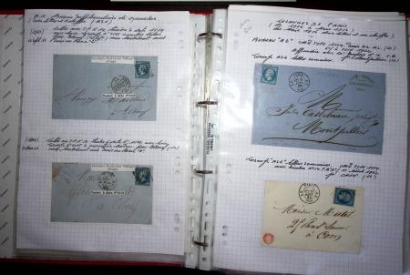 1840-1900 Divers comprenant : Classeur de Bureau contenant