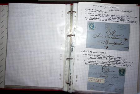 1840-1900 Divers comprenant : Classeur de Bureau contenant