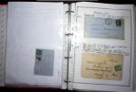 1840-1900 Divers comprenant : Classeur de Bureau contenant