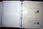 1840-1900 Divers comprenant : Classeur de Bureau contenant