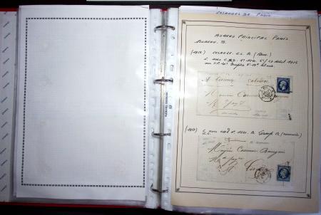 1840-1900 Divers comprenant : Classeur de Bureau contenant