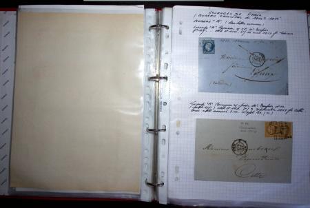1840-1900 Divers comprenant : Classeur de Bureau contenant