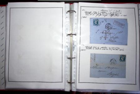 1840-1900 Divers comprenant : Classeur de Bureau contenant