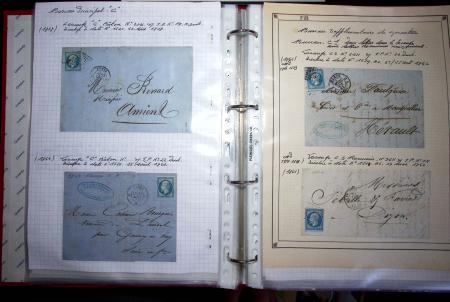 1840-1900 Divers comprenant : Classeur de Bureau contenant