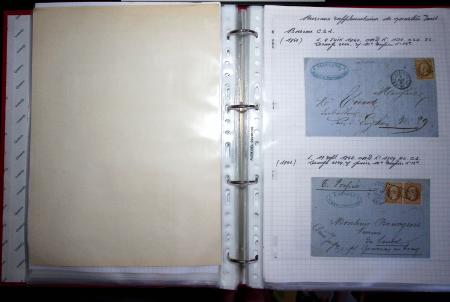 1840-1900 Divers comprenant : Classeur de Bureau contenant