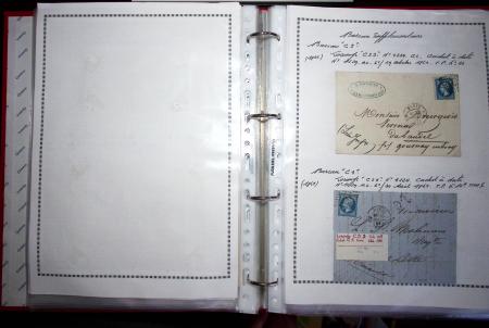 1840-1900 Divers comprenant : Classeur de Bureau contenant