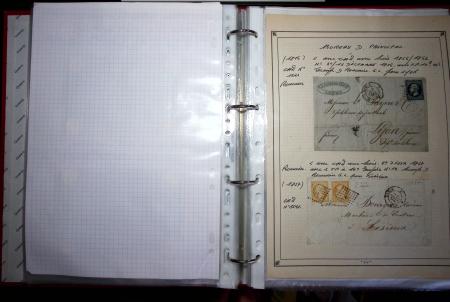 1840-1900 Divers comprenant : Classeur de Bureau contenant