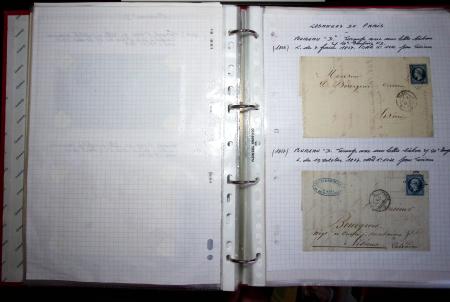 1840-1900 Divers comprenant : Classeur de Bureau contenant