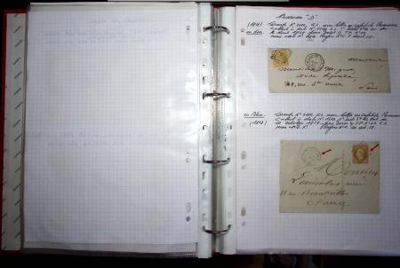 1840-1900 Divers comprenant : Classeur de Bureau contenant