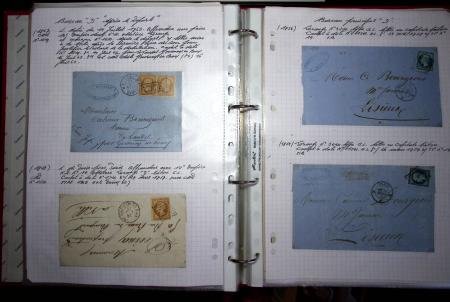1840-1900 Divers comprenant : Classeur de Bureau contenant