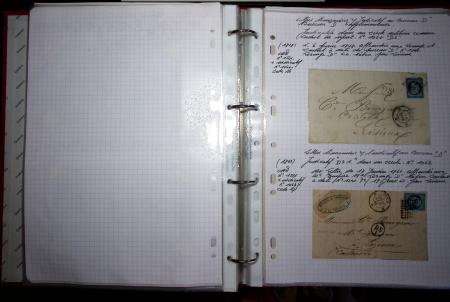 1840-1900 Divers comprenant : Classeur de Bureau contenant