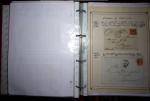1840-1900 Divers comprenant : Classeur de Bureau contenant