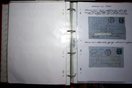 1840-1900 Divers comprenant : Classeur de Bureau contenant