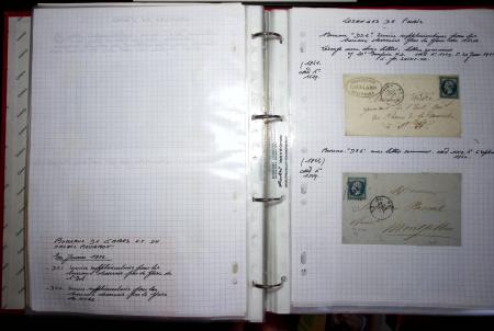 1840-1900 Divers comprenant : Classeur de Bureau contenant