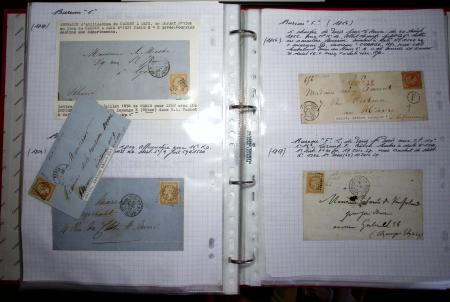 1840-1900 Divers comprenant : Classeur de Bureau contenant