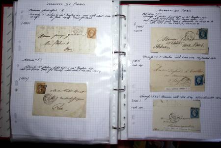 1840-1900 Divers comprenant : Classeur de Bureau contenant