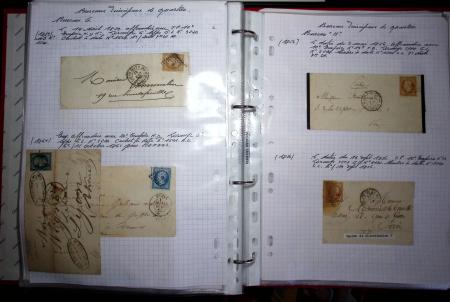 1840-1900 Divers comprenant : Classeur de Bureau contenant