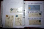 1840-1900 Divers comprenant : Classeur de Bureau contenant