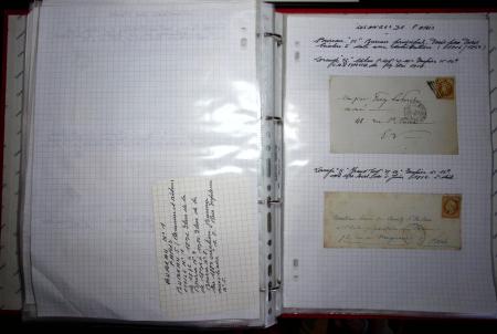 1840-1900 Divers comprenant : Classeur de Bureau contenant