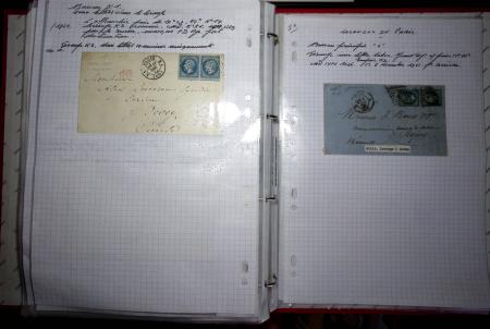 1840-1900 Divers comprenant : Classeur de Bureau contenant