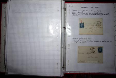 1840-1900 Divers comprenant : Classeur de Bureau contenant