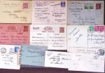 1821-1960, Lot de centaines de lettres allant de la