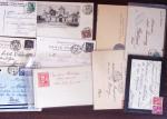 1821-1960, Lot de centaines de lettres allant de la