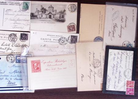 1821-1960, Lot de centaines de lettres allant de la