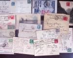 1821-1960, Lot de centaines de lettres allant de la