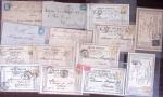1821-1960, Lot de centaines de lettres allant de la