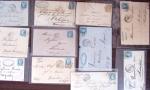 1821-1960, Lot de centaines de lettres allant de la