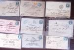 1821-1960, Lot de centaines de lettres allant de la