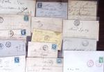 1821-1960, Lot de centaines de lettres allant de la