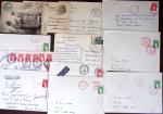 1821-1960, Lot de centaines de lettres allant de la