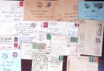 1821-1960, Lot de centaines de lettres allant de la