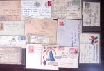 1821-1960, Lot de centaines de lettres allant de la